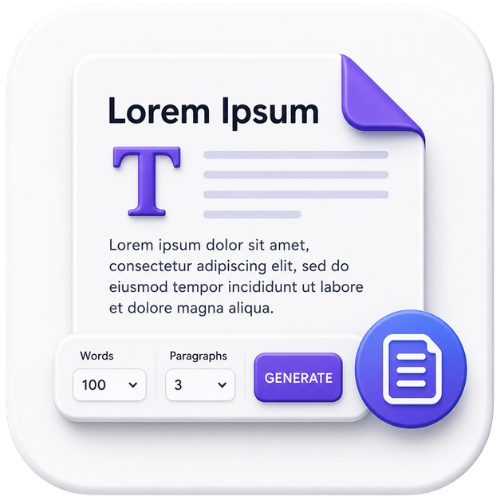 Lorem Ipsum Generator